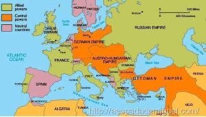 Estados Unidos na 1º Guerra Mundial pela manipulação judaica Sionista 3 primeira-guerra-mundial-suas-regioes