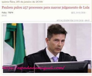 Operação Lavo Jato – Criminosa, traidora e lesa a pátria á serviço da NOM 6 provas-parcialidade-julgamento-lula