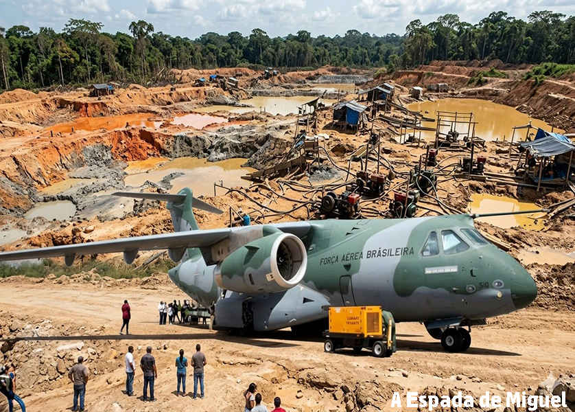 O Bolsonarismo e a conspiração contra o meio ambiente brasileiro 7 aviao fab favorecendo garimpos ilegais governo bolsonaro